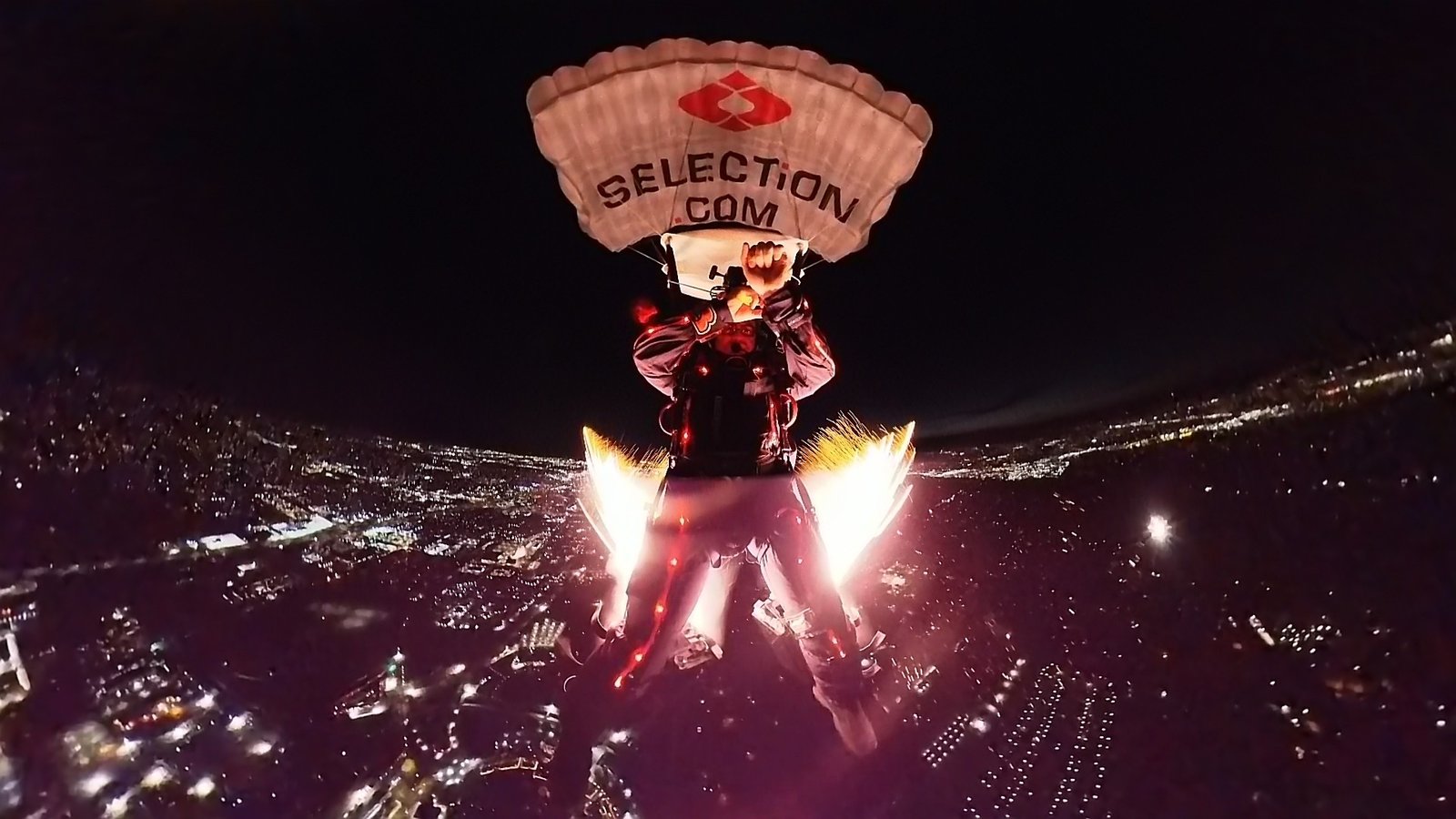 Balloon Fiesta — night fireworks I