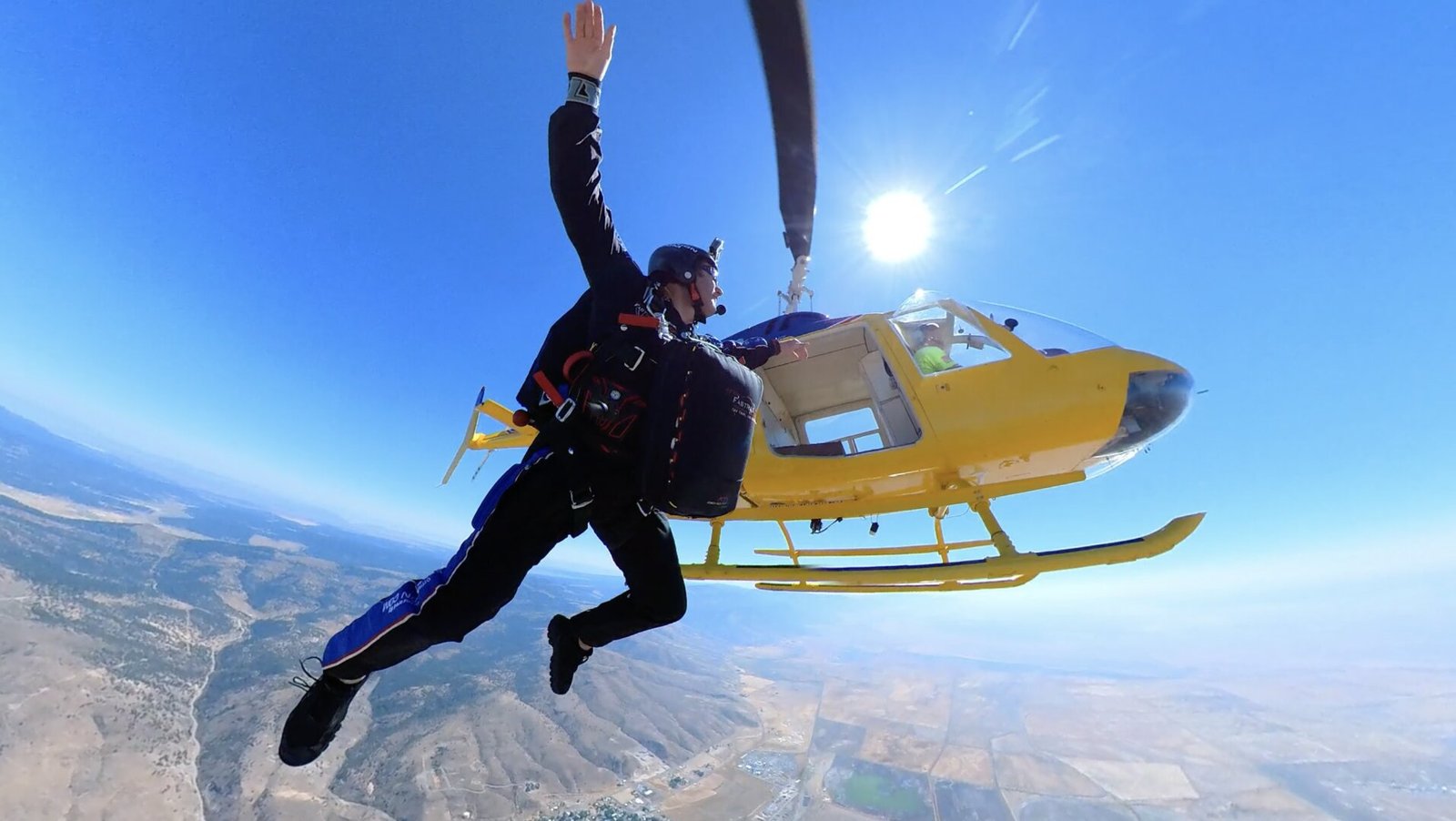 Bell 206 exit